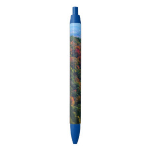 Stylo Bleu Montagnes des Appalaches à l'automne