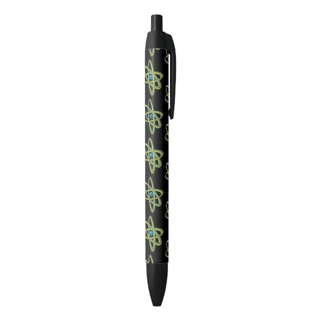 Stylo Bleu Motif Atom (Bas (Vertical))