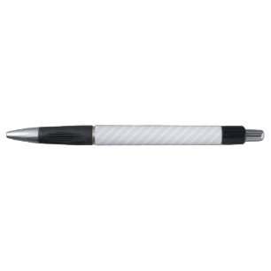 Stylo Bleu pâle et blanc cinq bandes motif