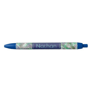 Stylo Bleu Papiers verts bleu irlandais personnalisés