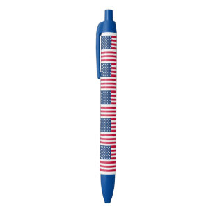 Stylo Bleu Patriotique du drapeau américain