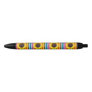Stylo Bleu Pen Sunfleurs