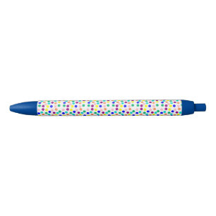 Stylo Bleu Points multicolores
