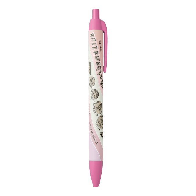 Stylo Bleu Retour Aux Mathématiques (Bas (Vertical))