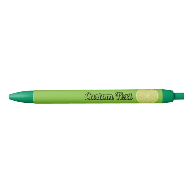 Stylo Bleu Tranche de citron vert (Devant)