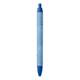 Stylo Bleu Water Drops Modern Elegant Modèle tendance
