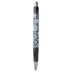 Stylo Blue Mallow, motif vintage,