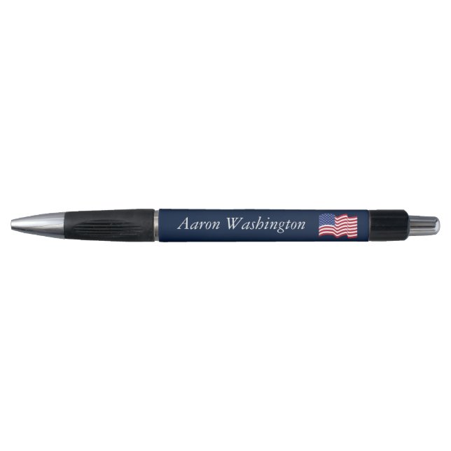 Stylo Cadeau personnalisé Waving American Flag Pens (Devant)