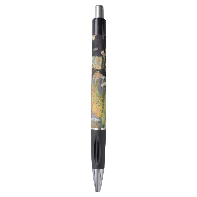 Stylo Camille Monet sur un banc Claude Monet (Devant (Vertical))
