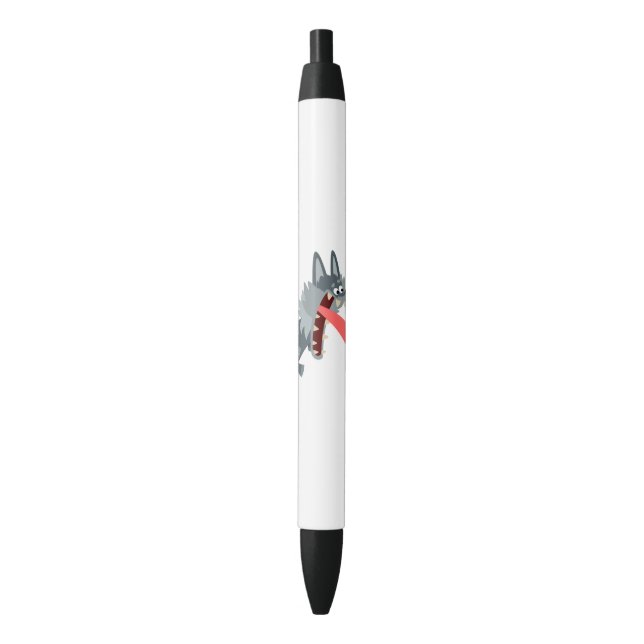 Stylo Cartographié Loup Excité (devant Vertical)