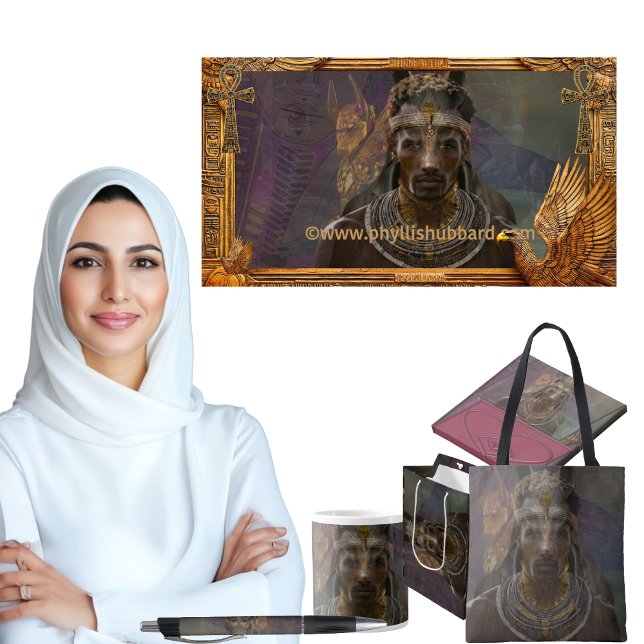 Stylo Célébrer Mère Afrique Avec Anpu (Get the full “Many Manifestations Of Anpu" collection at:  https://bit.ly/Love4Africa.)