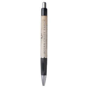 Stylo Centre équestre en bois rustique