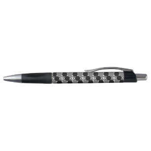 Stylo Cercles Monochromes : Noir Abstrait Blanc Et Gris,