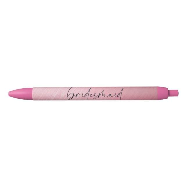 Stylo - Chic Script bridesmaid Rose Rose (Devant)