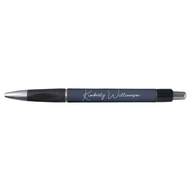 Stylo Chic Signature Script Bleu (Devant)