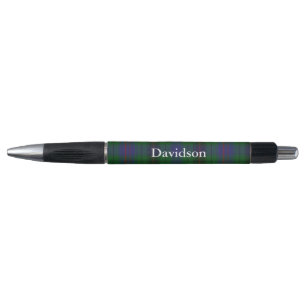 Stylo Clan Classique Davidson Tartan Plaid Custom Pen