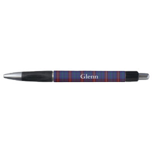 Stylo Clan Classique Glenn Tartan Plaid Custom Pen