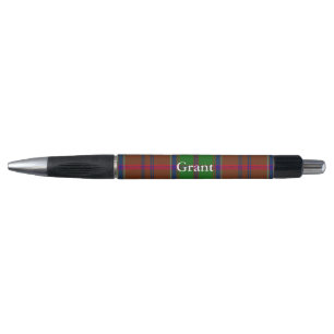 Stylo Clan classique Grant Tartan Plaid Custom Pen
