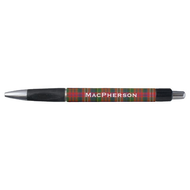 Stylo Clan Classique MacPherson Tartan Plaid Custom Pen (Devant)