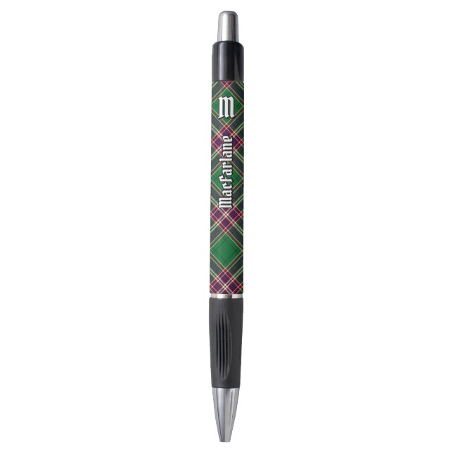 Stylo Clan MacFarlane Chasse moderne Tartan (Devant (Vertical))
