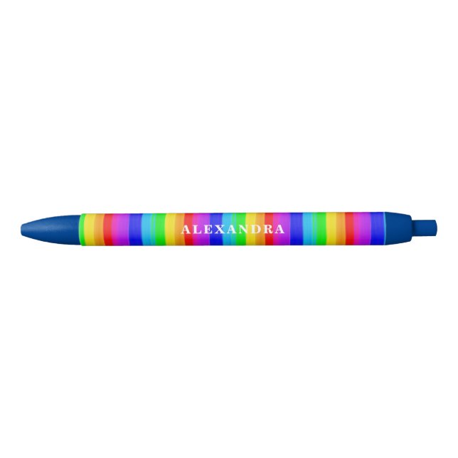 Stylo coloré par arc-en-ciel vibrant (Devant)