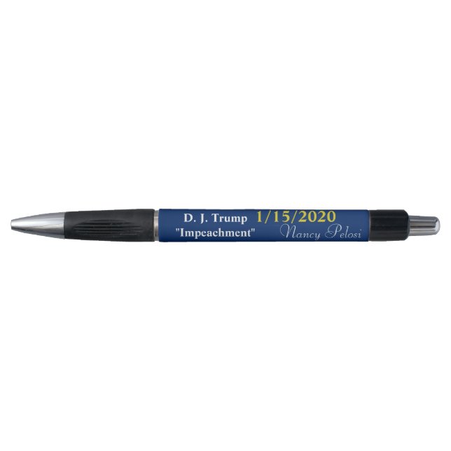 Stylo commémoratif de la destitution de Trump (Devant)