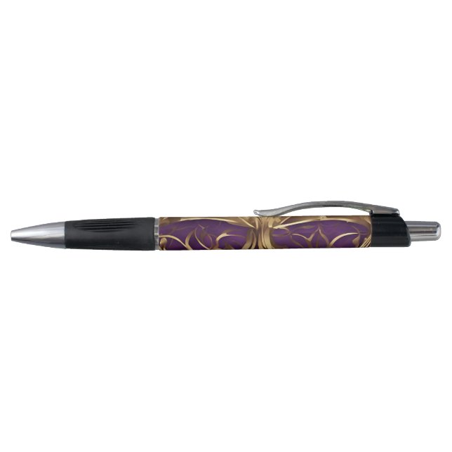 Stylo Conception vintage violette (Haut)