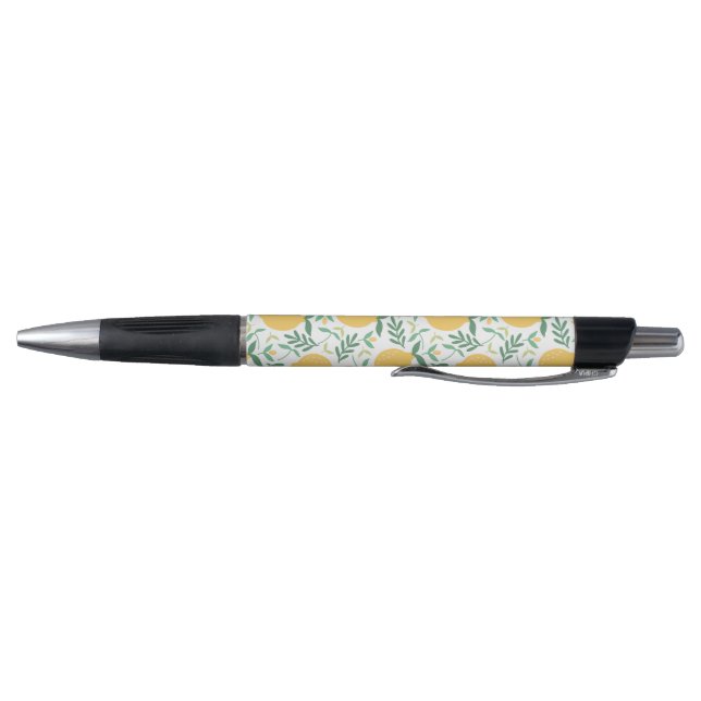 Stylo Cuisine et Pays Lumineux Ferme Citron Jaune Motif (Bas)