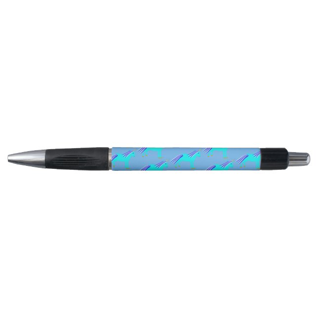 Stylo Cute Blue Baby Boy Unicorn Motif (Devant)