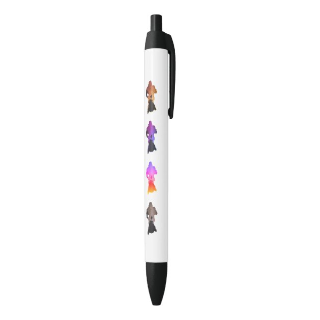 Stylo d'amoureux de les chats : "Amour pour le (Bas (Vertical))