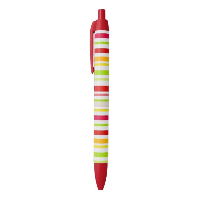 Stylo de bureau et stylo de l'école Bright Stripes (Haut (Vertical))