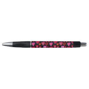 Stylo de conception chaleureux rouge