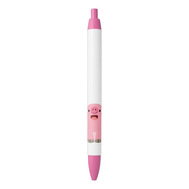 Stylo de porc mignon de bande dessinée d'Oinking (devant Vertical)