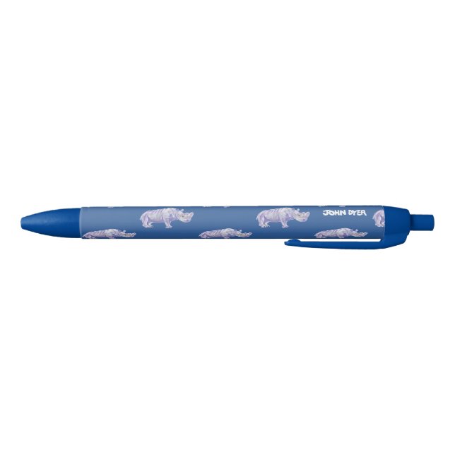 Stylo de rhinocéros par le tinctorial de John - (Bas)