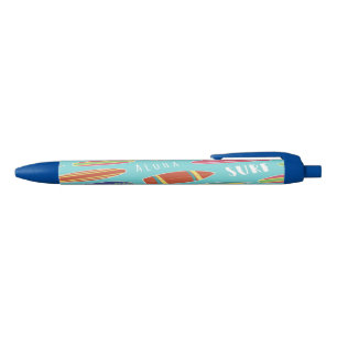 Stylo de surf bleu