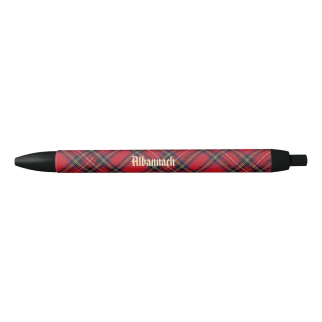 Stylo de tartan d'Albannach de gaélique écossais (Devant)