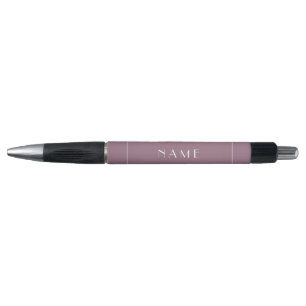 Stylo de typographie minimaliste Mauve moderne de