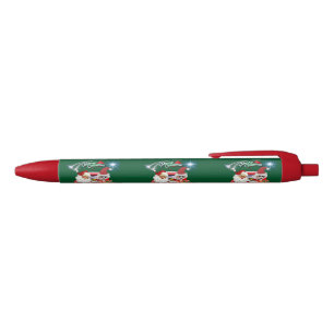 Stylo d'écriture père Noël Poodle Reindeer