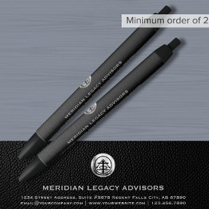 Stylo d'encre classique pour logo en argent
