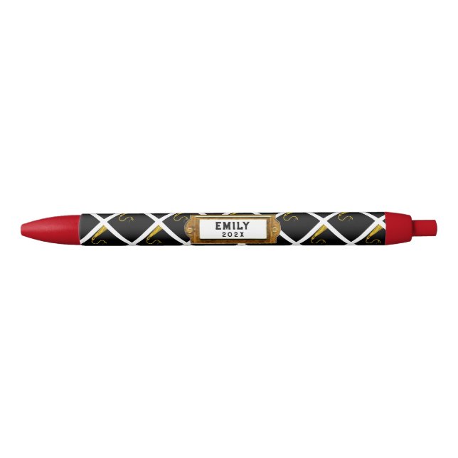 Stylo d'encre noire personnalisé (Devant)