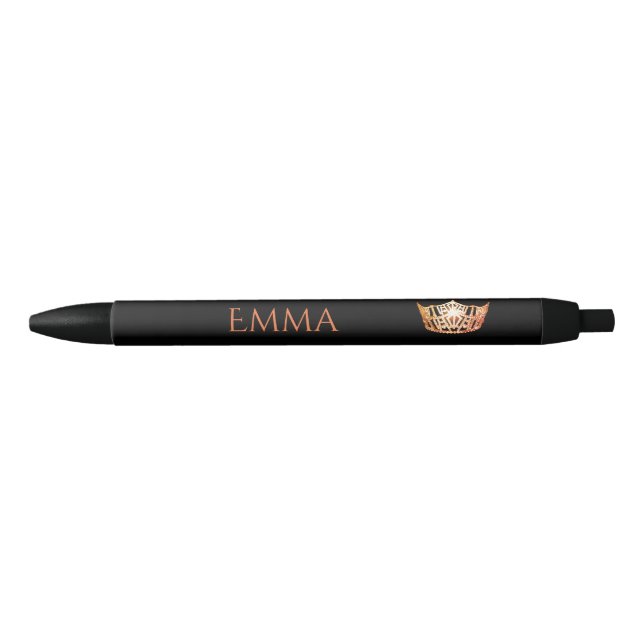 Stylo d'encre personnalisé Miss America Orange Cro (Devant)