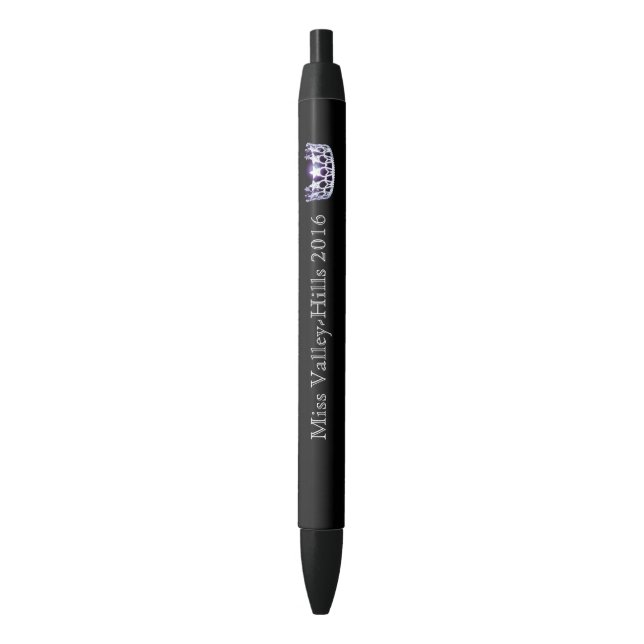 Stylo d'encre personnalisée style Miss America USA (devant Vertical)