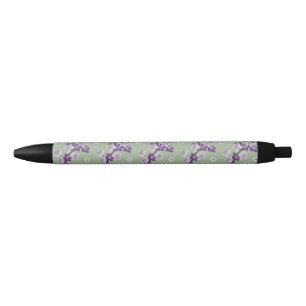Stylo d'encre pour orchidées violettes délicates