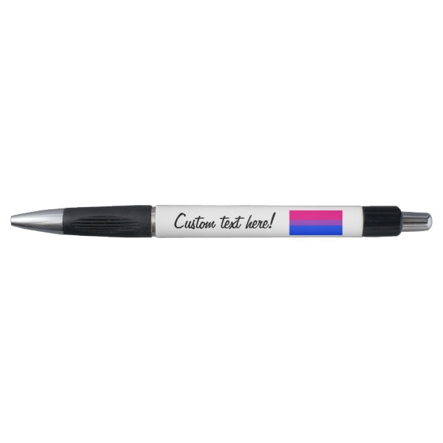 Stylo Drapeau bisexuel de fierté (Devant)