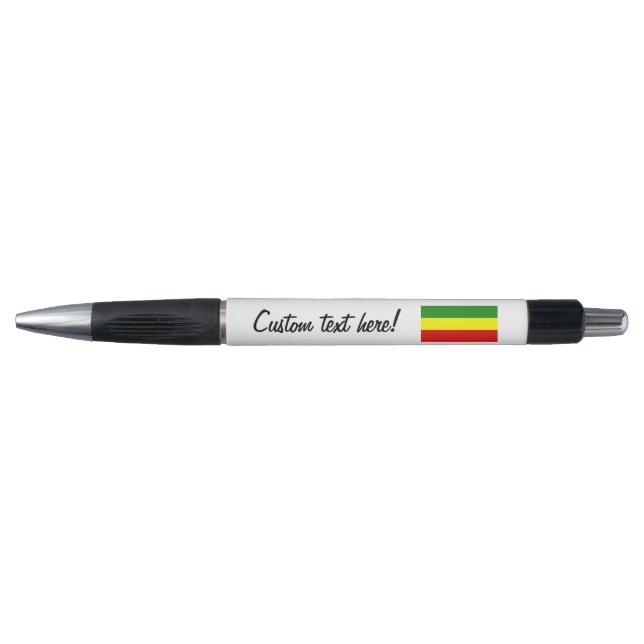 Stylo Drapeau de fierté de Rastafarian (Devant)