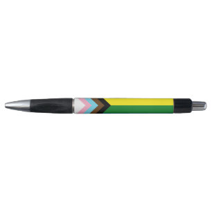 Stylo Drapeau de fierté Progress Pride de SlipperyJoe si