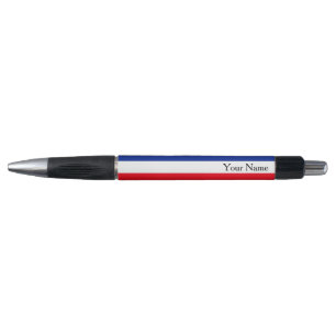 Stylo Drapeau de France Tricolor Personnalisé Français
