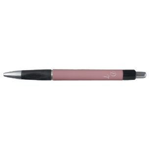 Stylo Dusty Rose - vos monogrammes