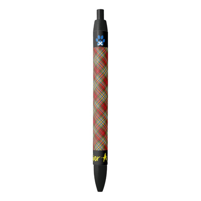 Stylo écossais de patte de Saltire de clan de chat (devant Vertical)