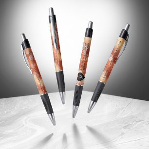 Stylo Élégant 32e anniversaire de mariage en bronze
